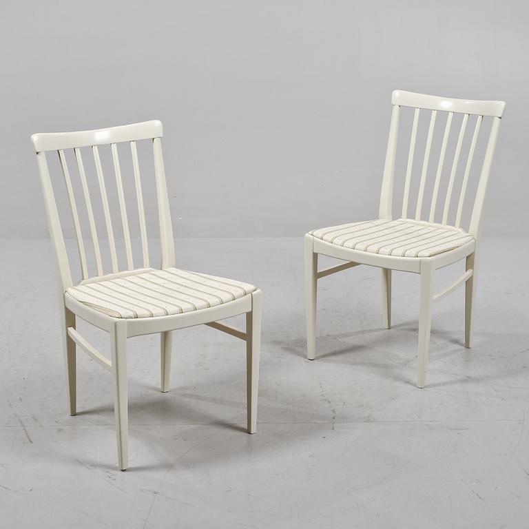STOLAR, ett par, "Herrgården", Carl Malmsten, Åfors Möbelfabrik, 1900-talets andra hälft.
