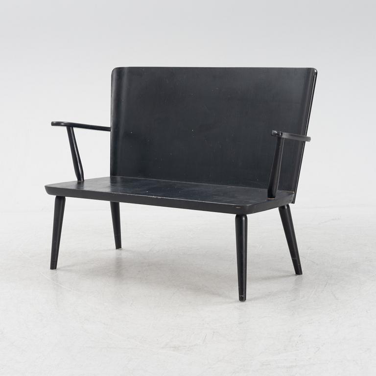 Göran Malmvall, a painted pine sofa, Svensk Fur, mid 20th century.