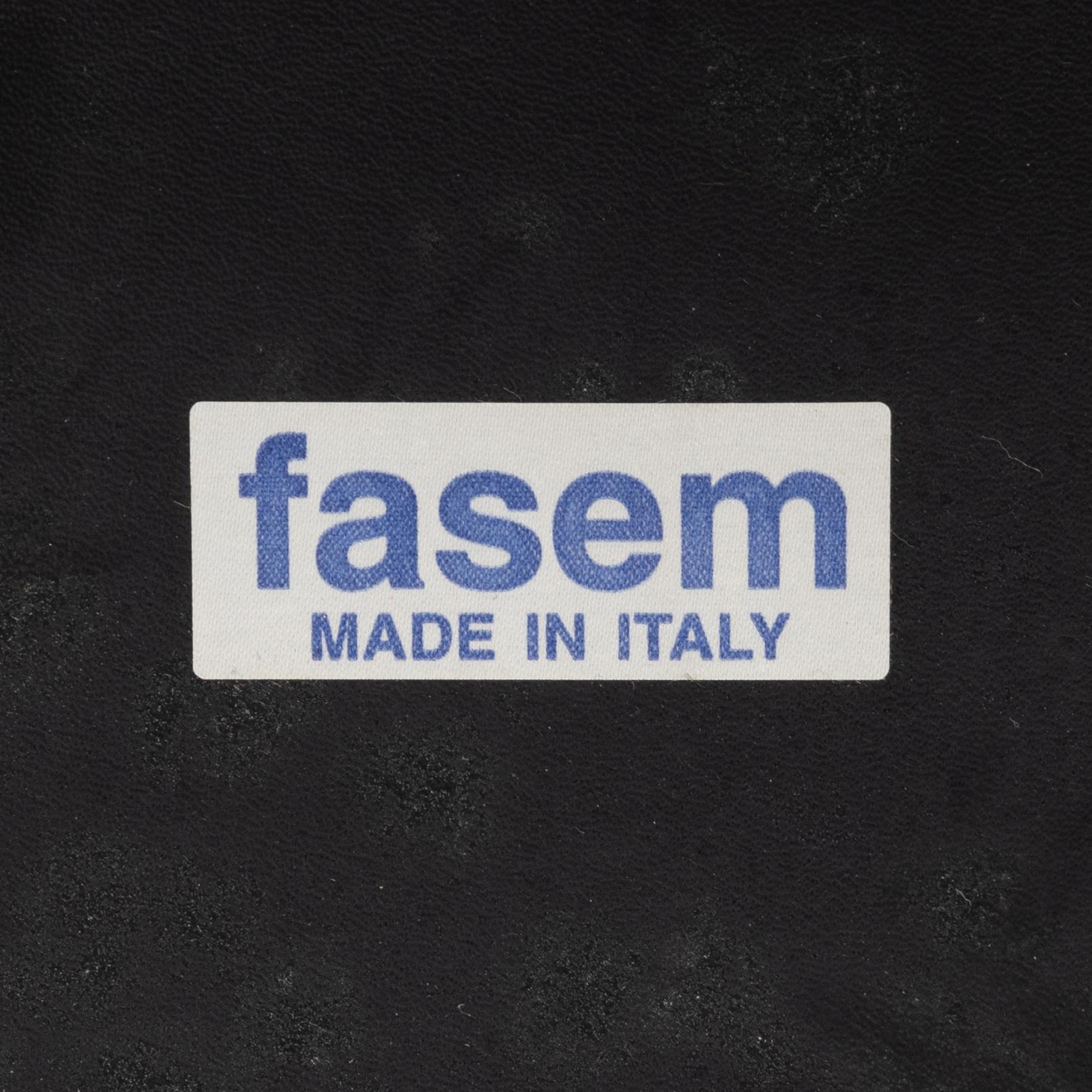 Giancarlo Vegni & Gianfranco Gualtierotti, a set of six chairs, Fasem, Italy.