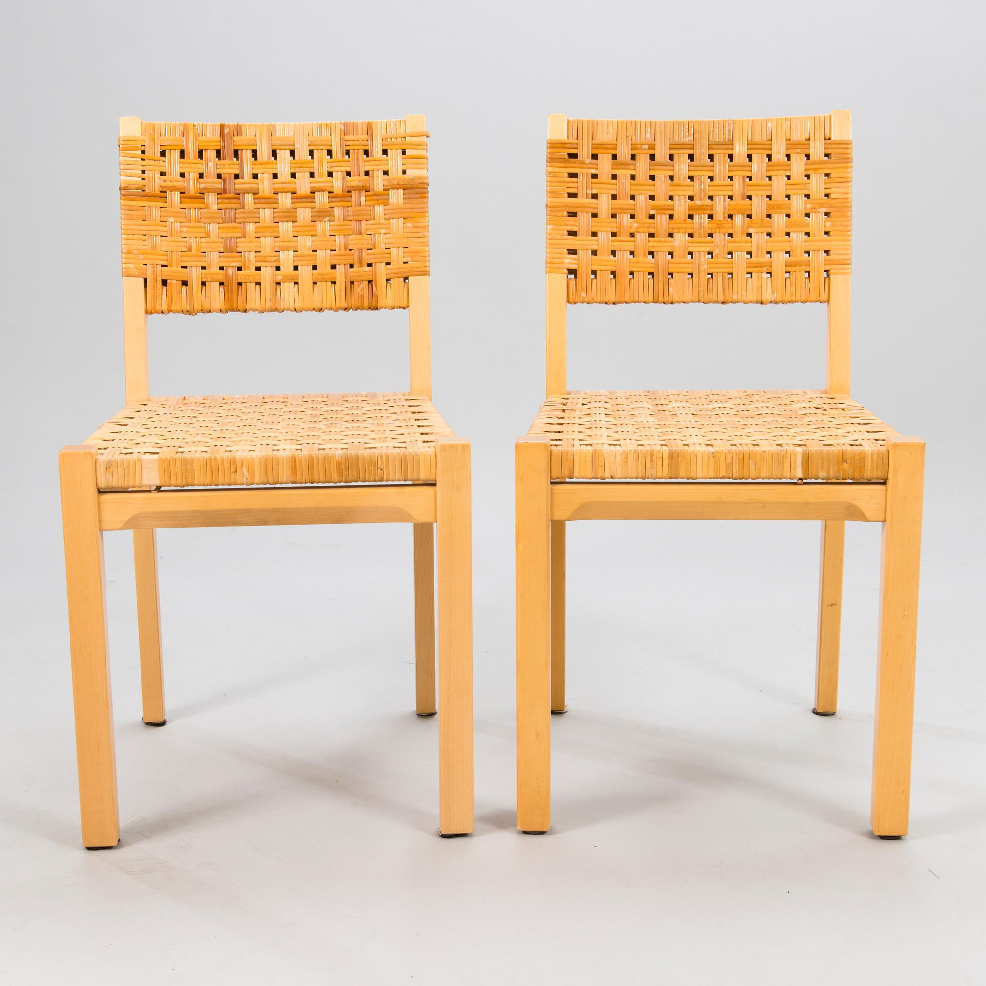 AINO AALTO, A set of five chairs model 615, Artek.