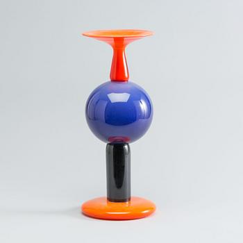 A 1980 Vistosi, Murano glass vase/object.
