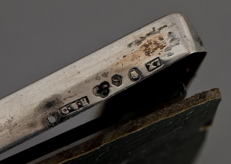 RAMAR, 3 st, silver, bla CG Hallberg, 1900-talets första hälft.