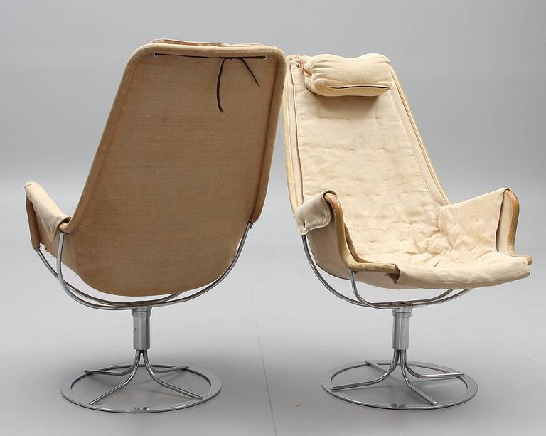 FÅTÖLJER, ett par, "Jetson", Bruno Mathsson, Dux.