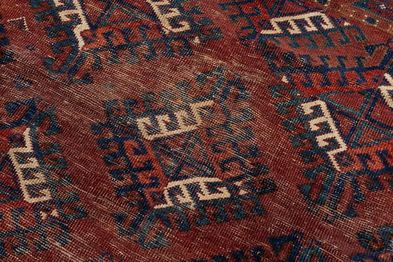 A 'Lebab' Turkmen bag face,  c. 113 x 83 cm, middle Amu Darya, Turkmenistan, early to mid 19th century.