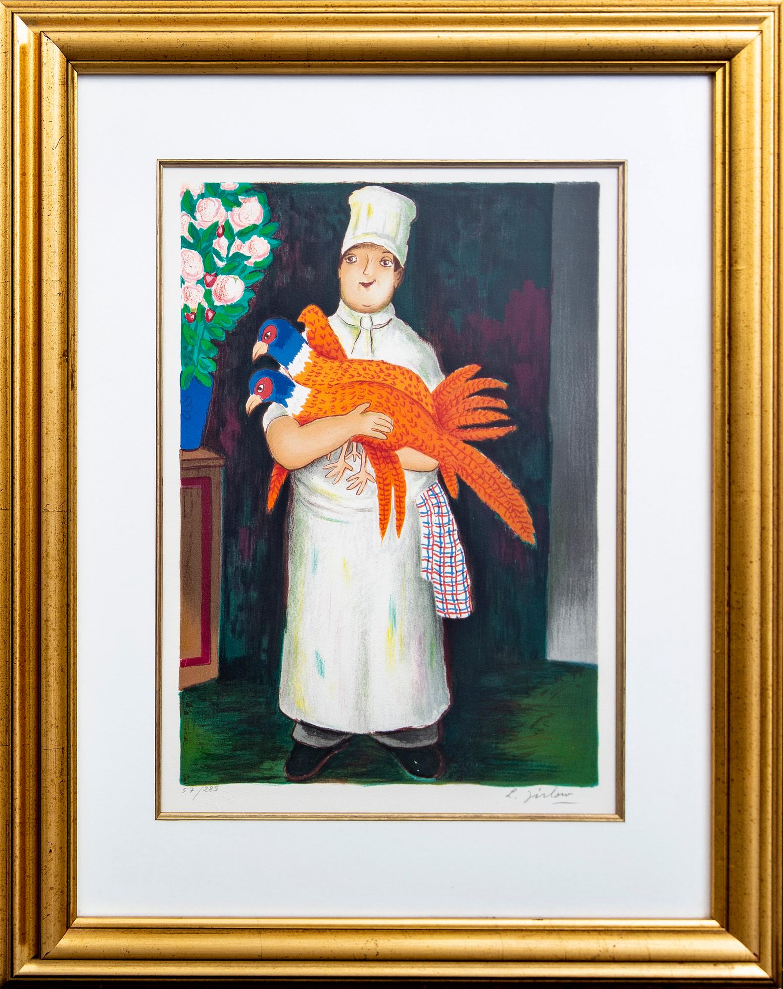 Lennart Jirlow, lithograph in colours signed and numbered 57/285.