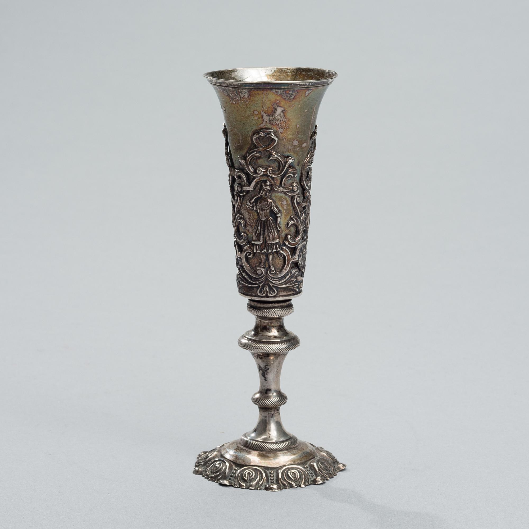 CHAMPAGNESTRUT, silver, Moskva 1844, okänd guldsmed, vikt 80 g.