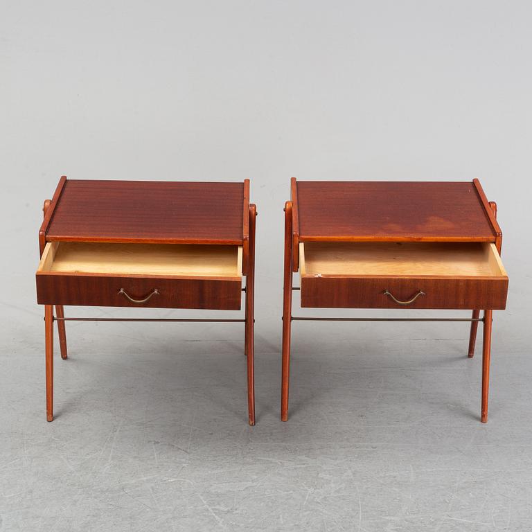 A pair of mid 1950's/60's bedside tables.