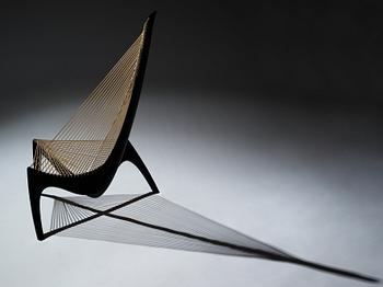 Jørgen Høvelskov, a "The Harp Chair", Christensen & Larsen, Denmark, 1970-80's.