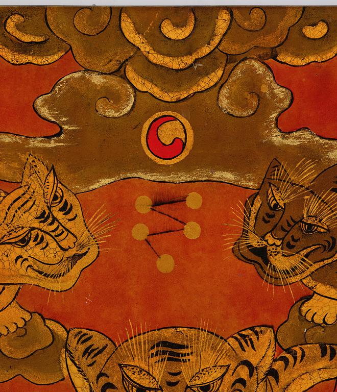 Toan Nguyen Duc, "Five Tigers"/"Cinq tigres", 1985.