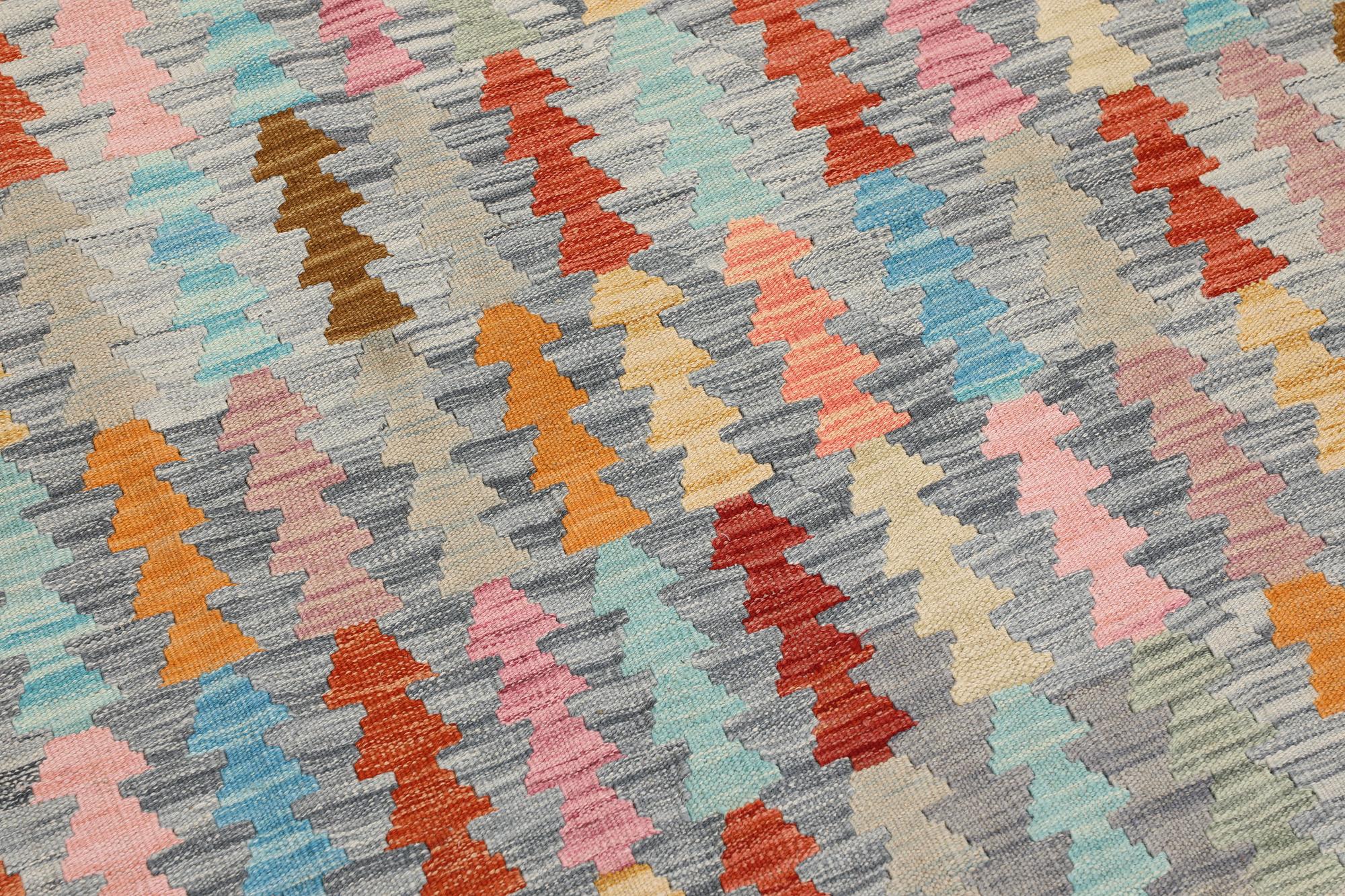 A Kilim rug, approx. 294 x 252 cm.