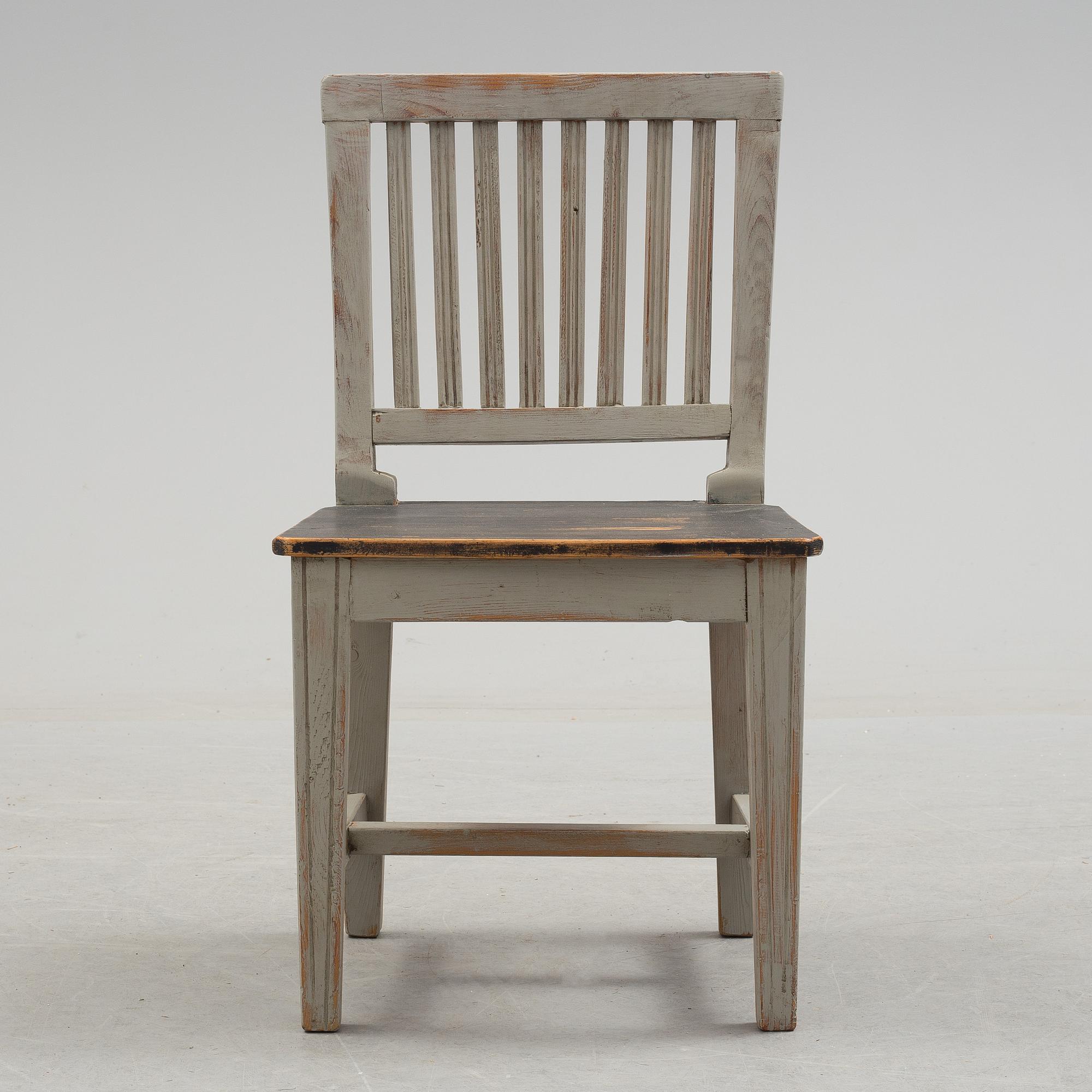 a gustavian style childrens chair.