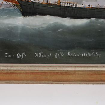 MARIE-EDOUARD ADAM, olja på duk, sign o dat 1875.
