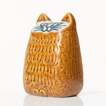 Lisa Larson, a 'Liten katt' stoneware figurine, special edition, Gustavsberg, 1965.