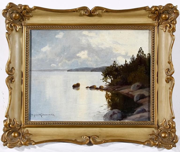 KOHLMANN, EJNAR, olja på duk, sign.