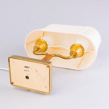SONJA KATZIN, A 1940s brass table light from Asea, Sweden.