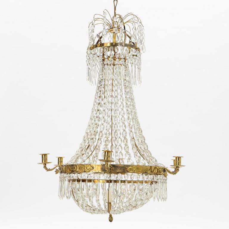 Ljuskrona, empire, 1800-tal.