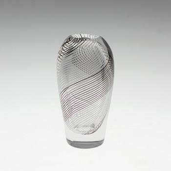 VICKE LINDSTRAND, a glas vase, signed LH 1269.