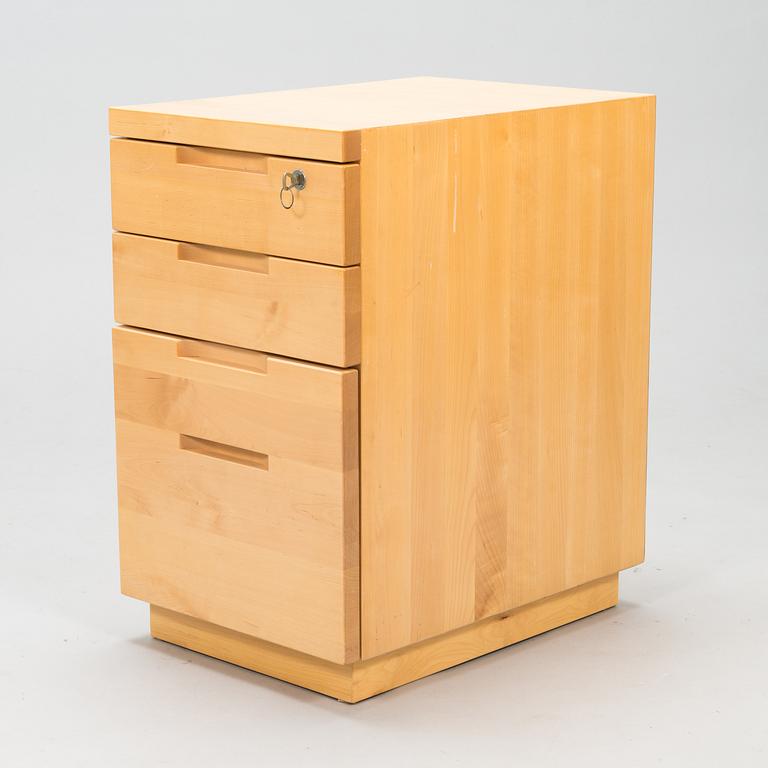 ALVAR AALTO, a 1980's 'H297' drawer unit for Artek.