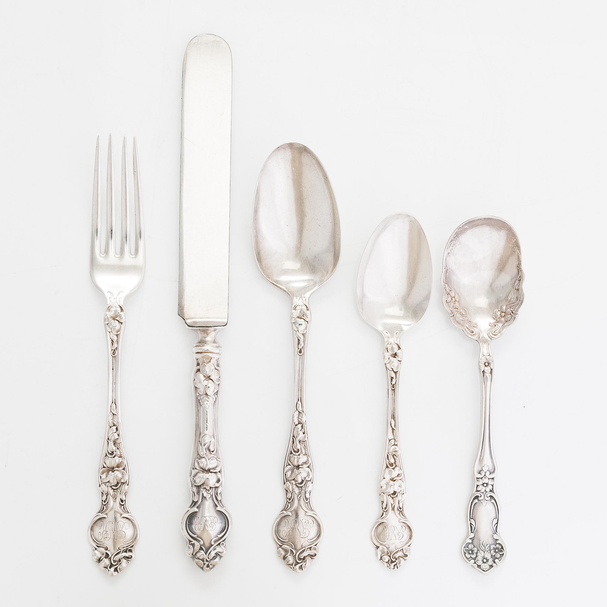 Wallace violet sterling silver flatware on sale