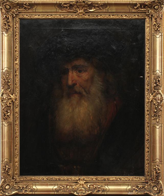 OKÄND KONSTNÄR, olja på duk, 1800-tal, ej signerad.