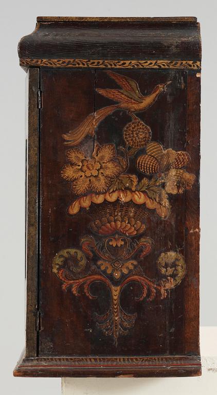 KABINETTSKÅP. Senbarock, 1700-tal.