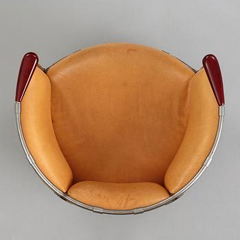 Mats Theselius, an easy chair, "Älgskinnsfåtöljen", Källemo, Sweden post 1991.