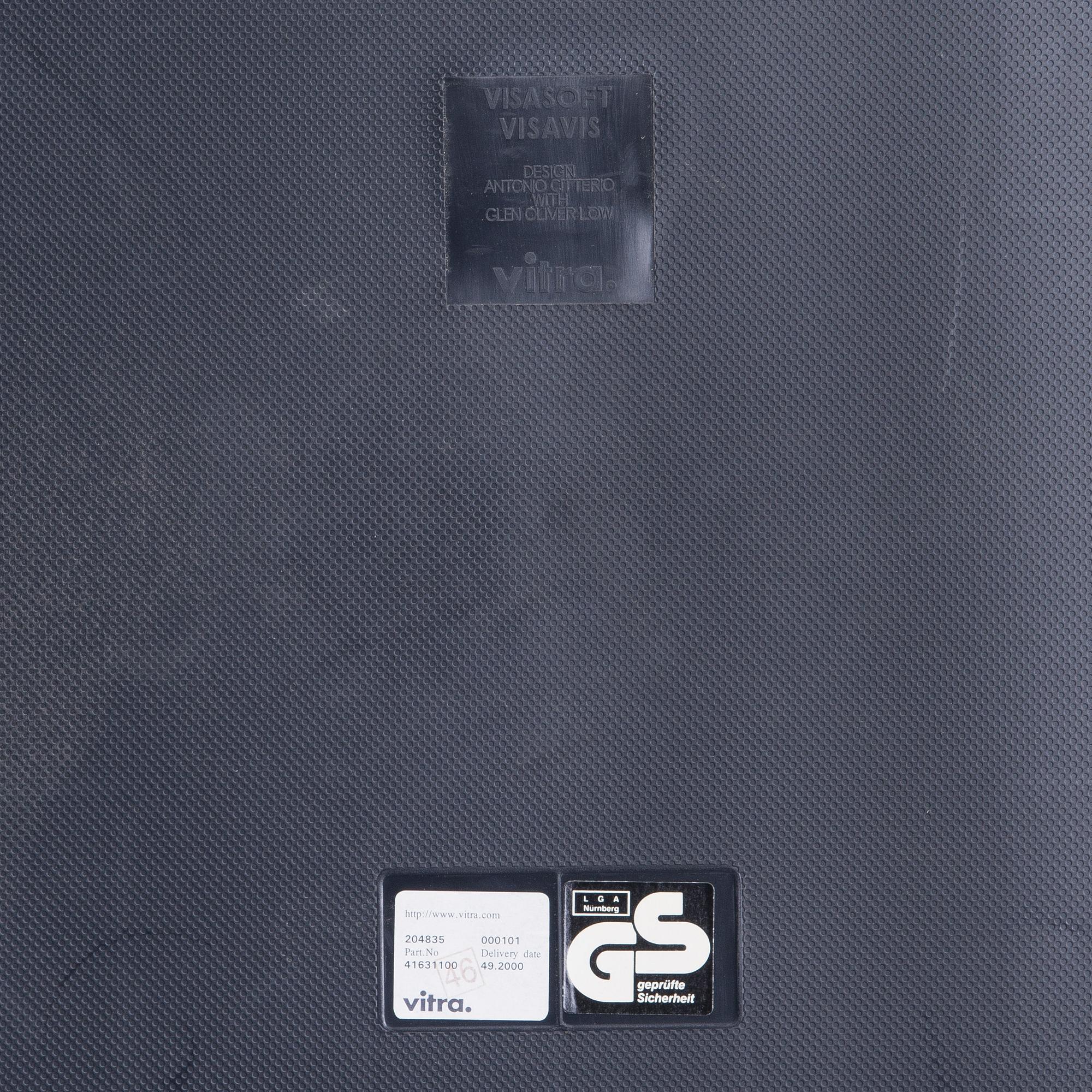 ANTONIO CITTERIO, stolar, 2 st "Visasoft", Vitra, 2000-tal.