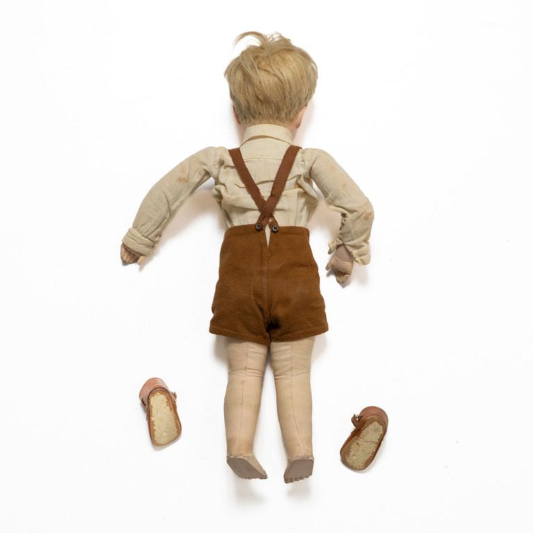 Käthe Kruse, boy doll, Germany, 1930s.