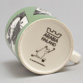 A Moomon mug, porcelain, Arabia, Finland, 1990-92.