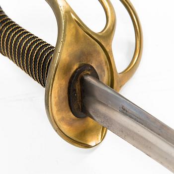 A French cavalry sabre, early 19th Century.