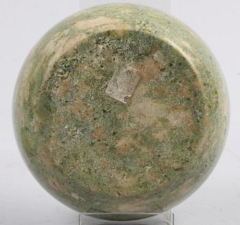 SMÖRASK MED LOCK, marmor, 1800/1900-tal.