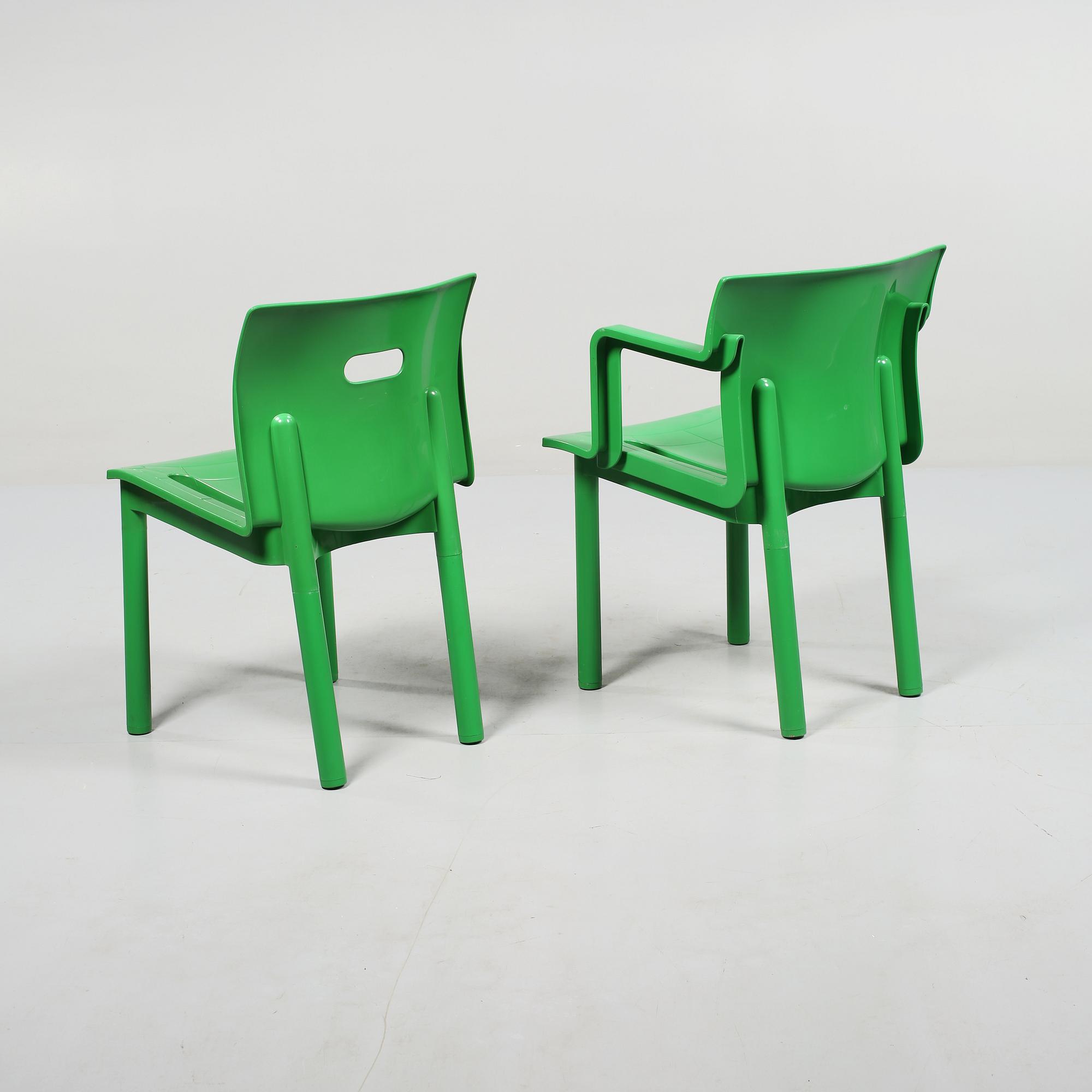 STOLAR, 4 + 1, modell 4870, Anna Casatelli Ferrieri, Kartell, Italien, formgiven 1986.