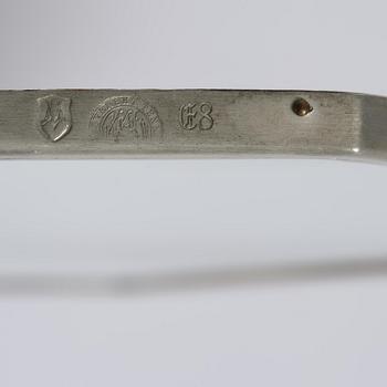 Firma Svenskt Tenn, a pewter wall mirror model "244", Stockholm, 1931.