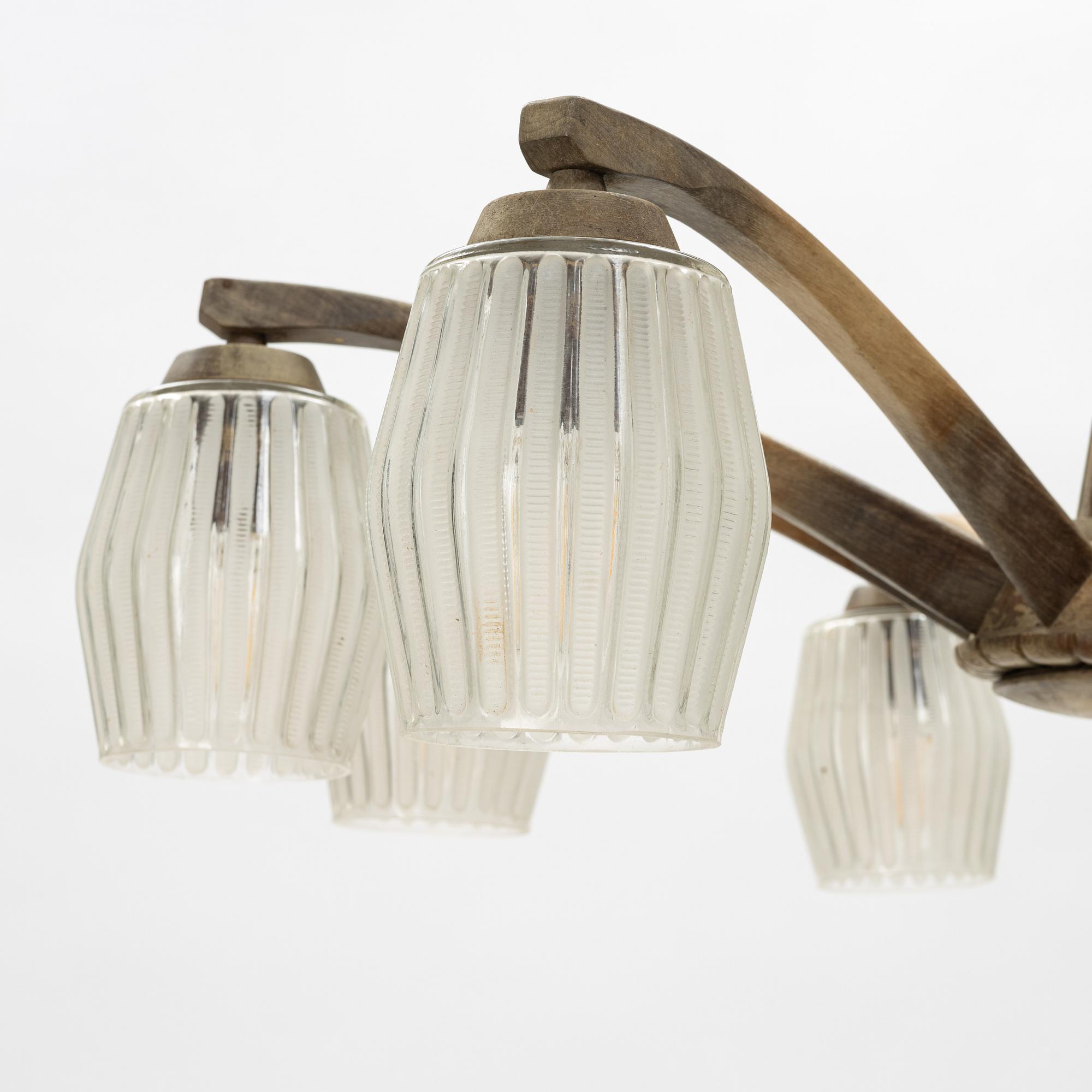 A ceiling lamp from the first half of the 20th century.