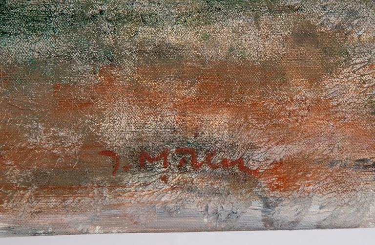 Ingegerd Möller, oil on canvas. Signed.