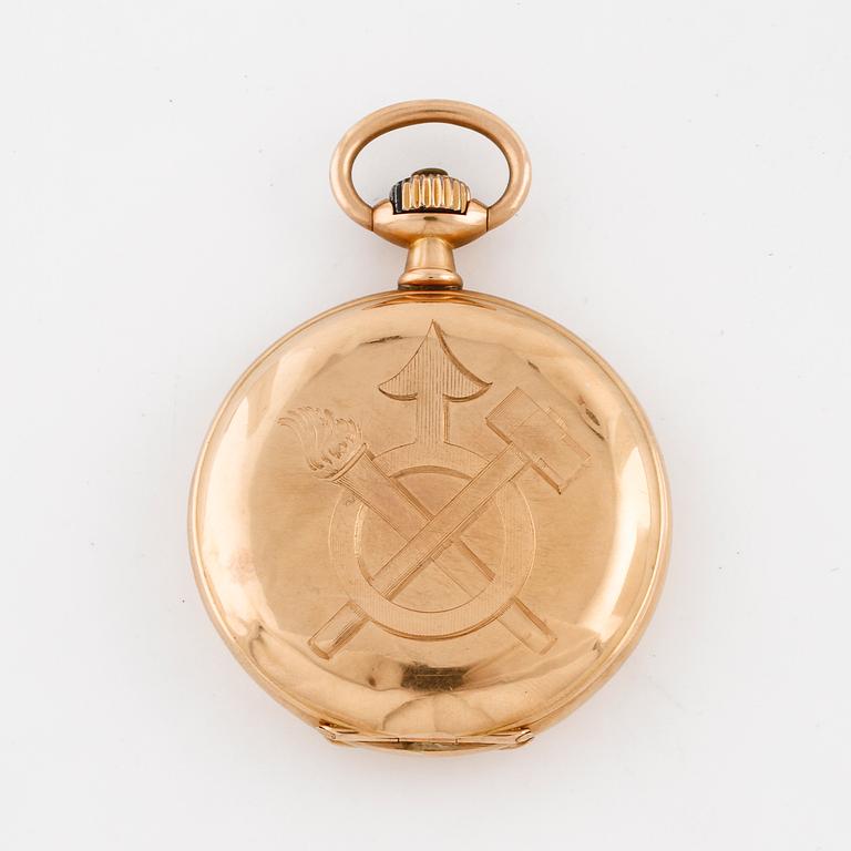 LONGINES, pocket watch, savonett, 52 mm.