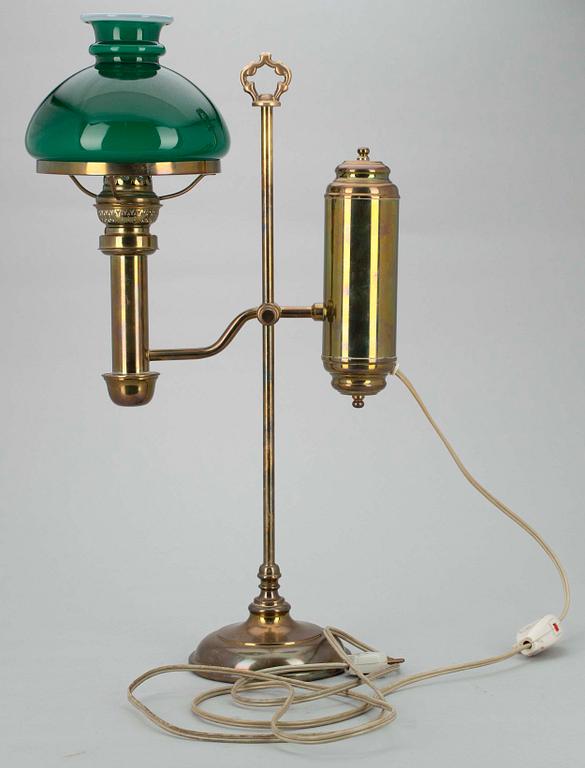 BORDSLAMPA, 1800-talets mitt.