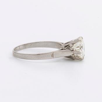 RING 18K whitegold  brilliant-cut diamond approx 1,7 ct approx H-I VS.