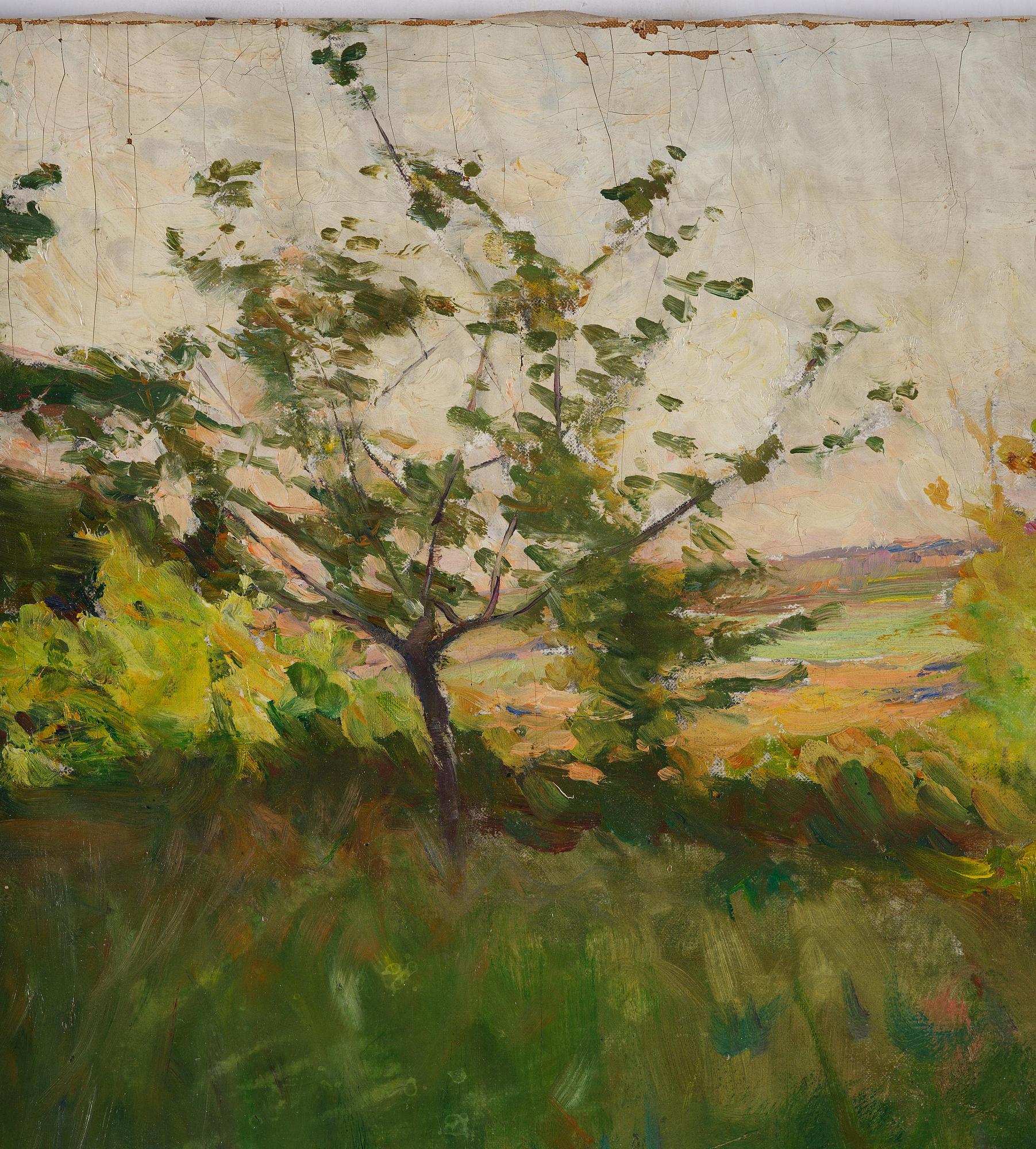 Richard Bergh, ”Sommarlandskap vid Ösbyholm. Middagsbelysning”.