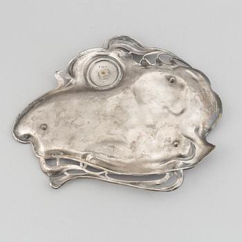 Württembergische Metallwarenfabrik, an Art Nouveau tray, early 20th Century.
