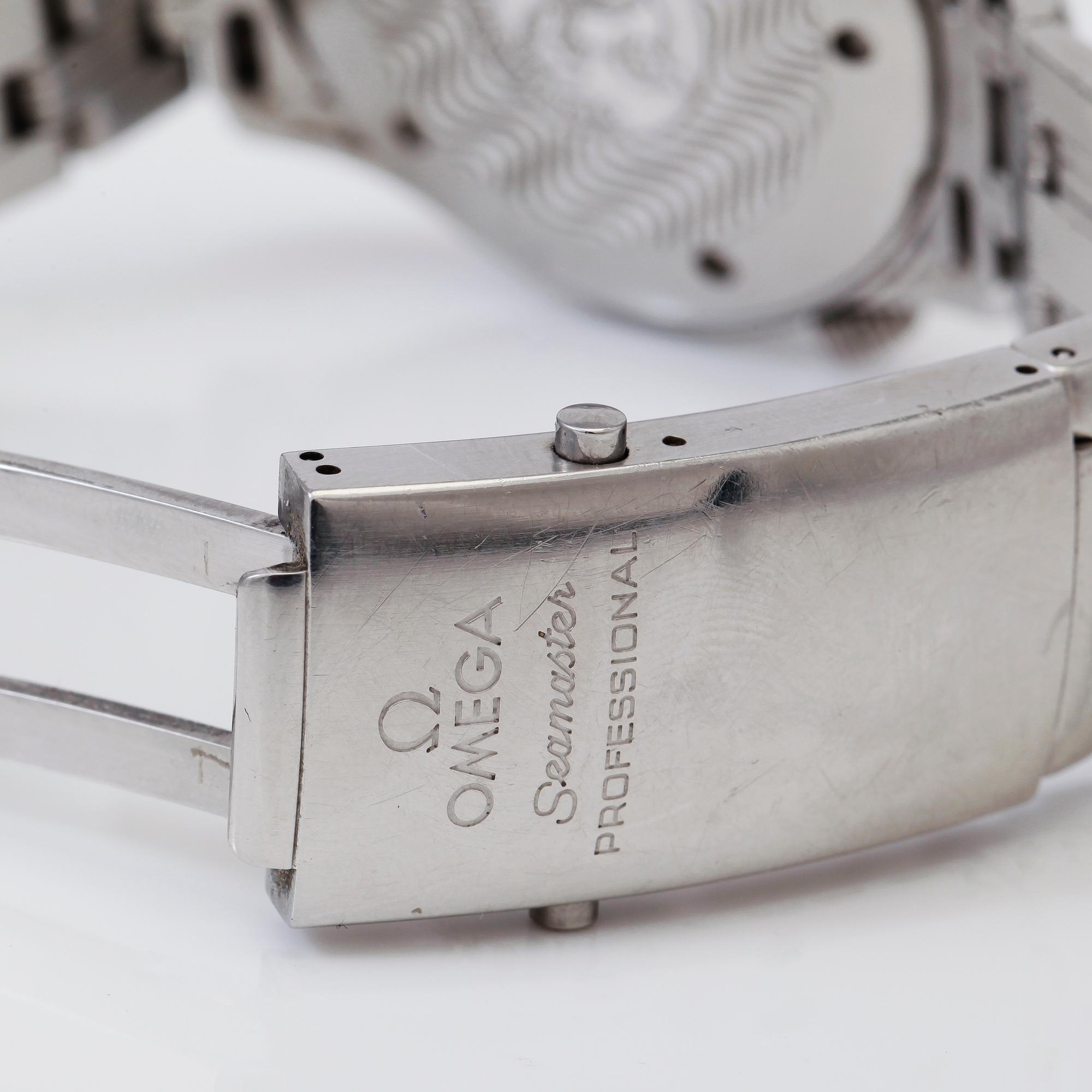 ARMBANDSUR, stål, Omega Seamaster Professional, 1990-tal.