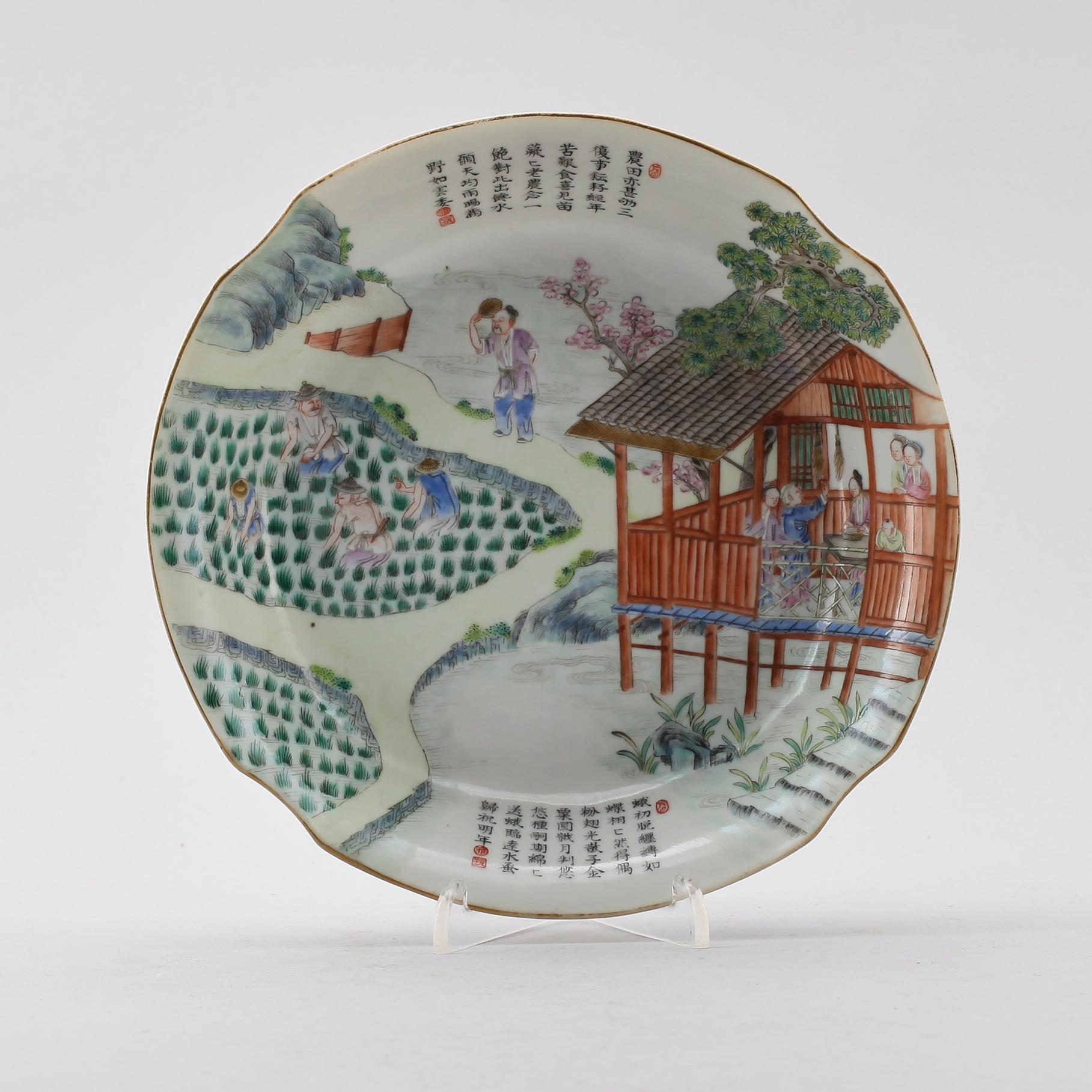 SKÅLFAT, porslin, Kina, 1800-tal.