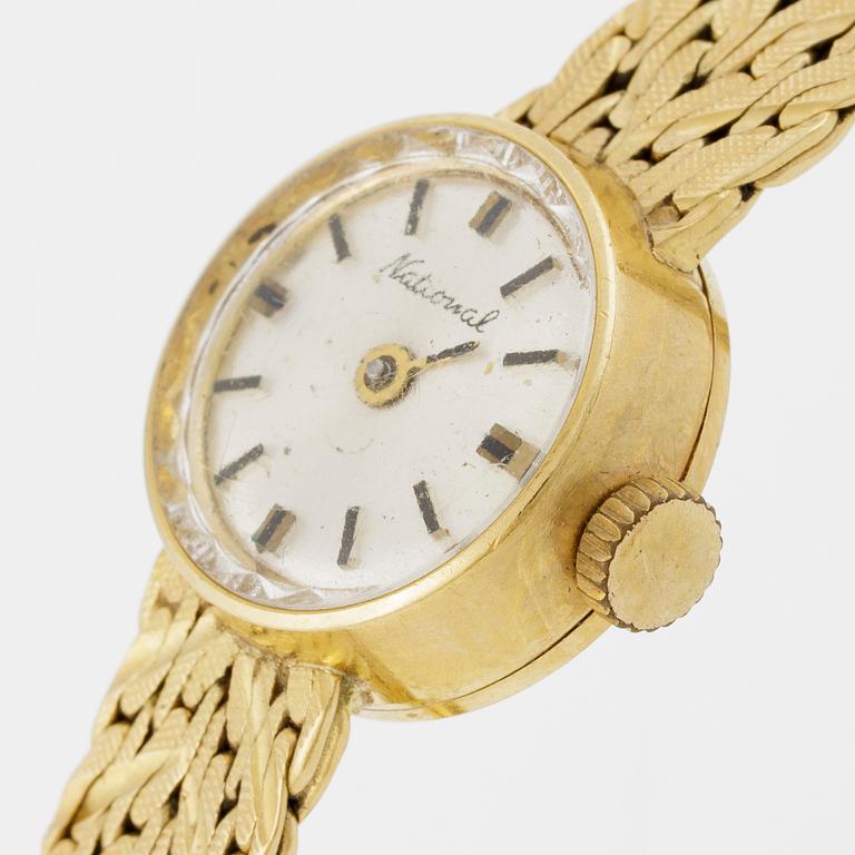 National, wristwatch, 15 mm.