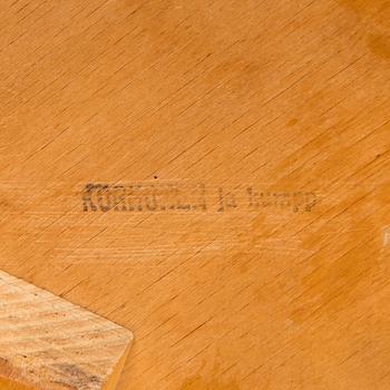 Alvar Aalto, Tuoleja, 4 kpl malli 69 ja jakkara malli 60, O.Y. Huonekalu- ja Rakennustyötehdas A.B. 1900-luvun puoliväli.