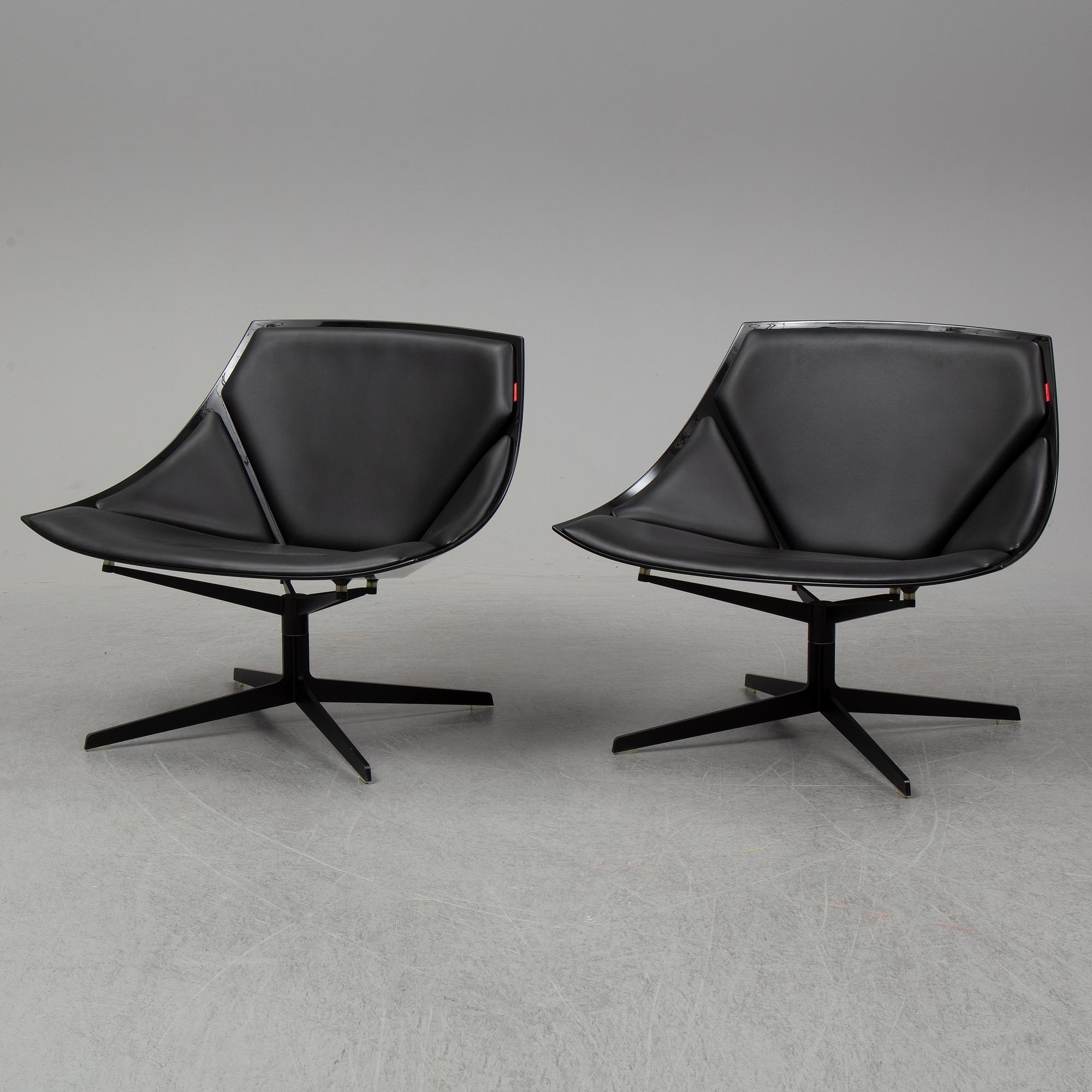 FRITZ HANSEN, a pair of JL10 'Space' Chair by Jjurgen Laub & Markus Jehs for Fritz Hansen, Denmark, designed 2007.