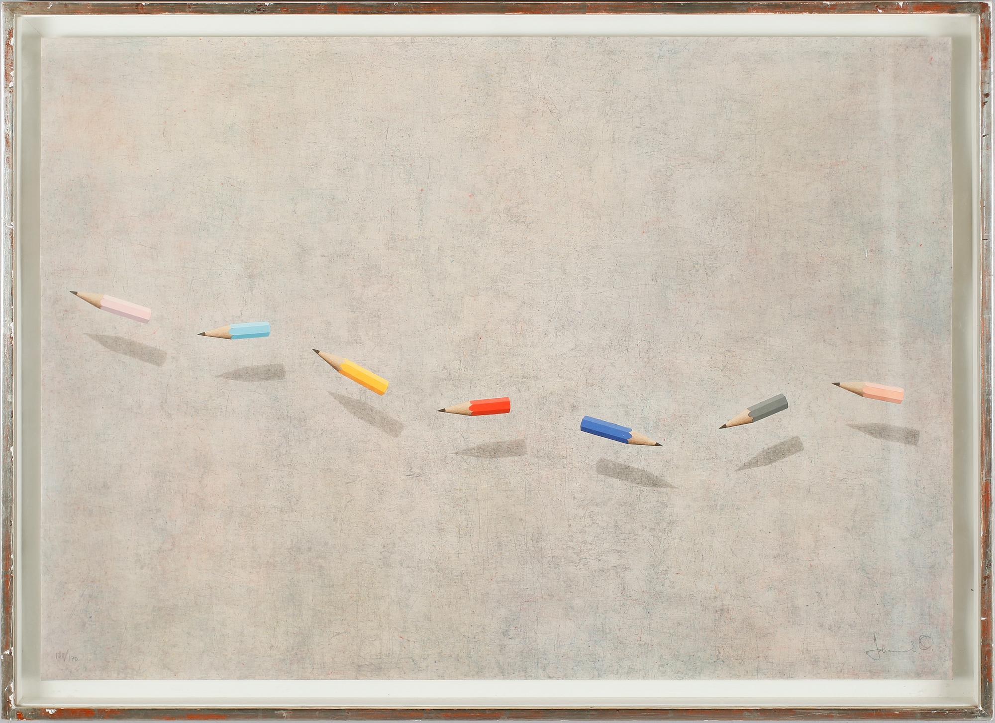 JOHANNES OLSSON, färglitografi, signerad, numrerad 138/170.