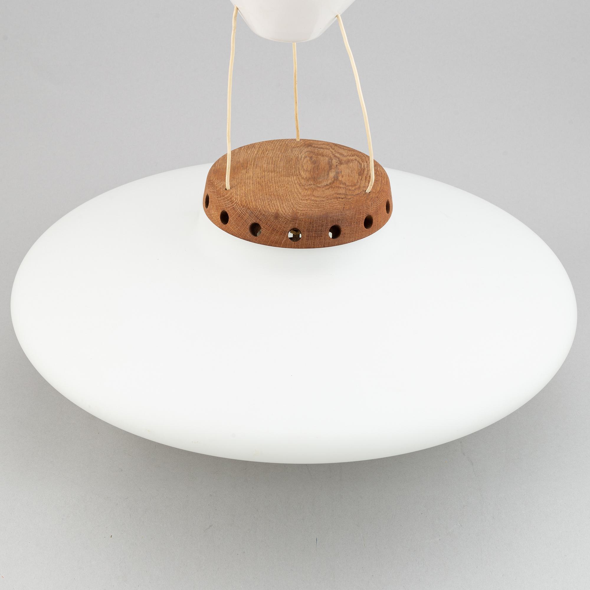 Uno & Östen Kristiansson, a 1960's 'Ufo' model 565 ceiling light, Luxus.