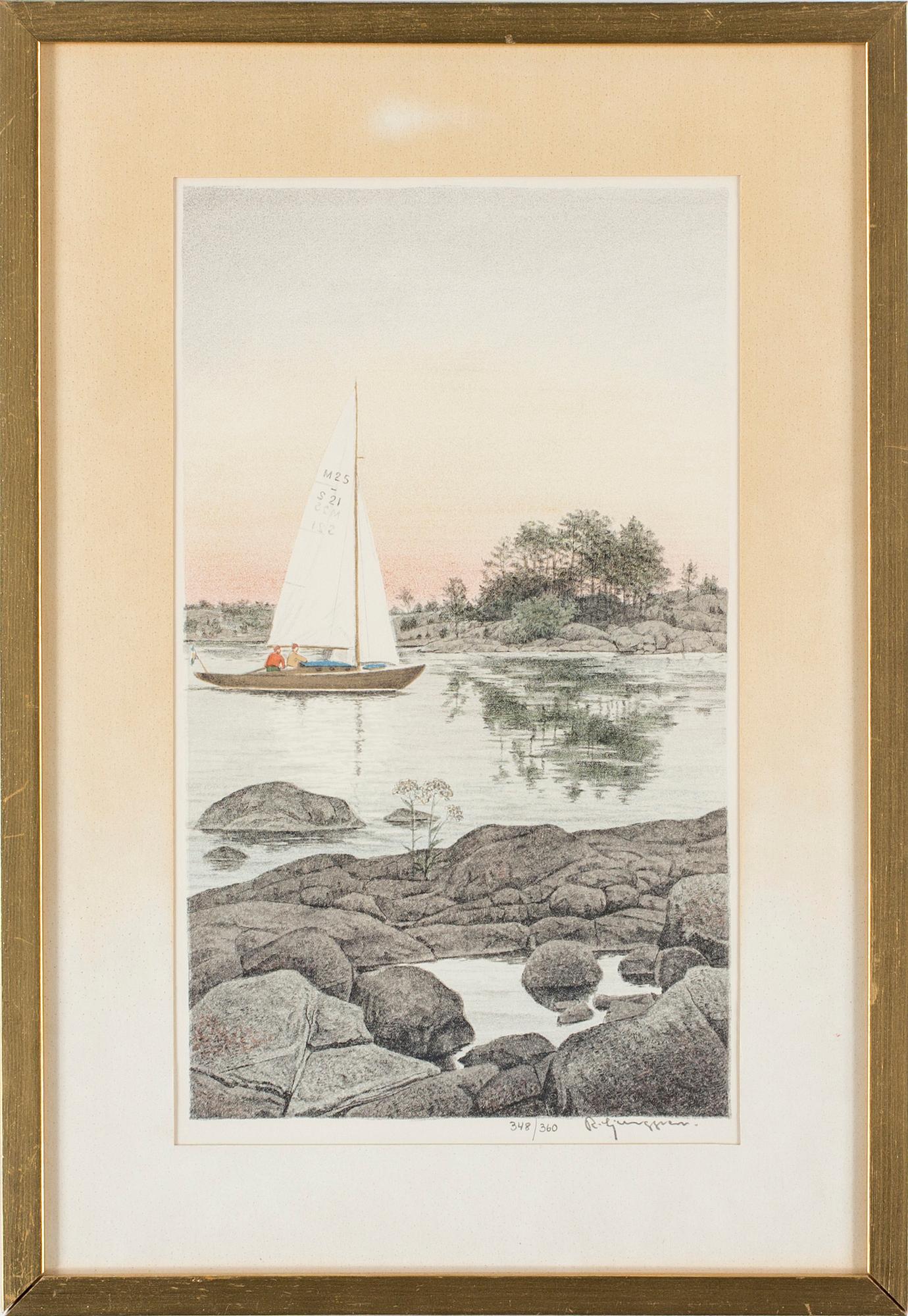 REINOLD, LJUNGGREN, 2 delar. Färglitografier, sign. numrerade 296/360 resp. 348/360.