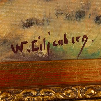 WALTER LILJENBERG, oil on canvas, signed.