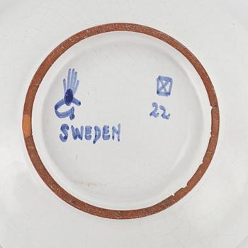 Stig Lindberg, three dishes, Gustavsbergs studio.